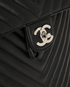 Urban Spirit Chevron Backpack, &pound;2,500, Handbags, Black, Lambskin Leather, Other view